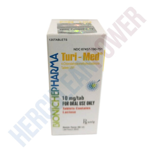 Turi-Med (Turinabol) Bioniche Pharma 120 Tabletten [10 mg/tab]
