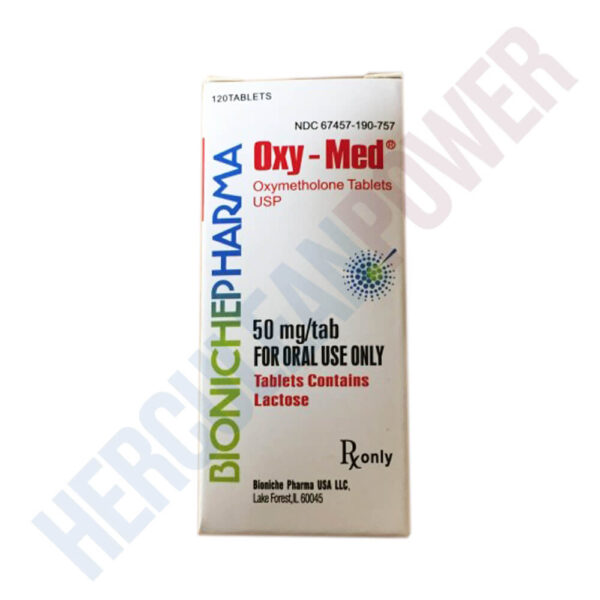 Oxy-Med (Oxymetholon) Bioniche Pharma 120 Tabletten [50 mg/tab]