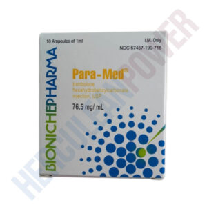 Para-Med (Trenbolon Hexahydrobenzylcarbonat) Bioniche Pharma 10 Ampullen [76.5 mg/ml]